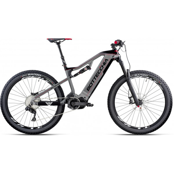 Электровелосипед Bottecchia E-Full Quasar 27.5" (grey black)