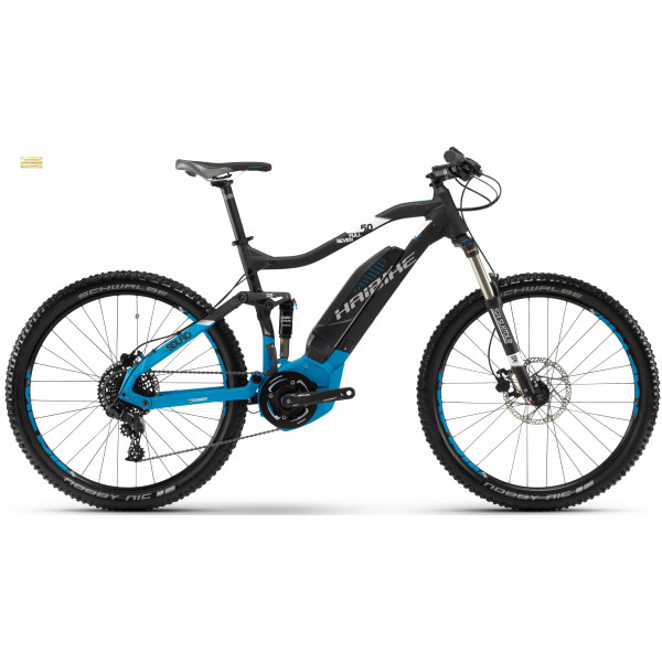 Электровелосипед Haibike FullSeven 5.0 (black blue)