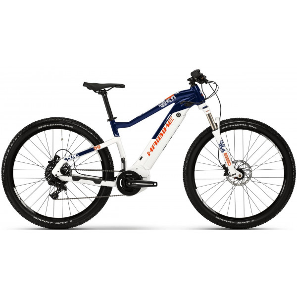 Электровелосипед Haibike Sduro HardNine 5.0 29" (white blue)