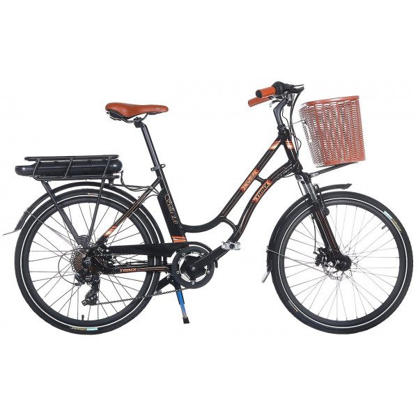 Электровелосипед Trinx Sella 2.0 24" (black)