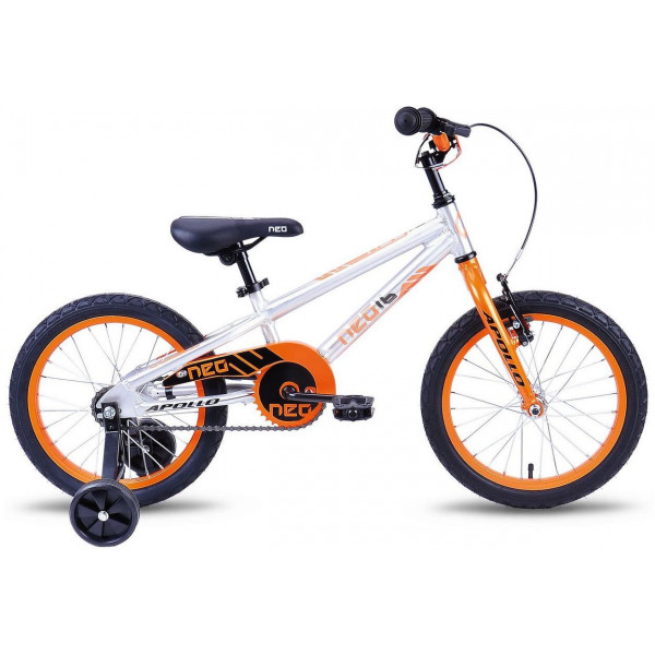 Велосипед Apollo Neo boys 16" (white orange)