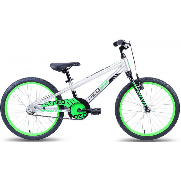 Велосипед Apollo Neo boys 20" (black bright greenish)