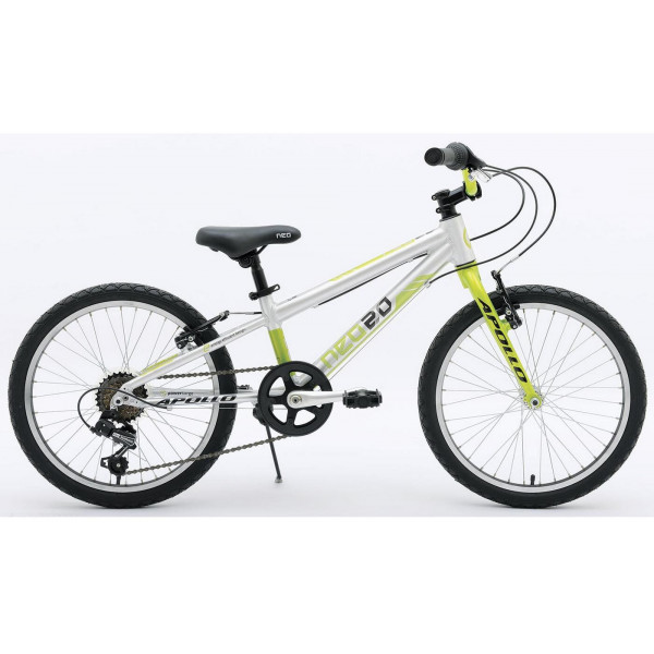 Велосипед Apollo Neo boys 6s 20" (white green)