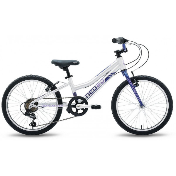 Велосипед Apollo Neo girls 6s 20" (white blue)