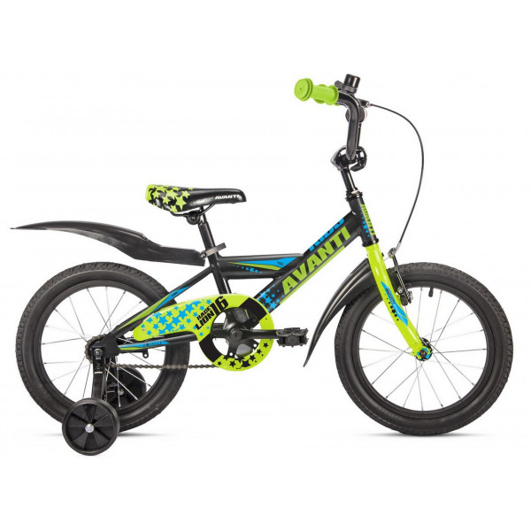 Велосипед Avanti Lion 16" (black green)