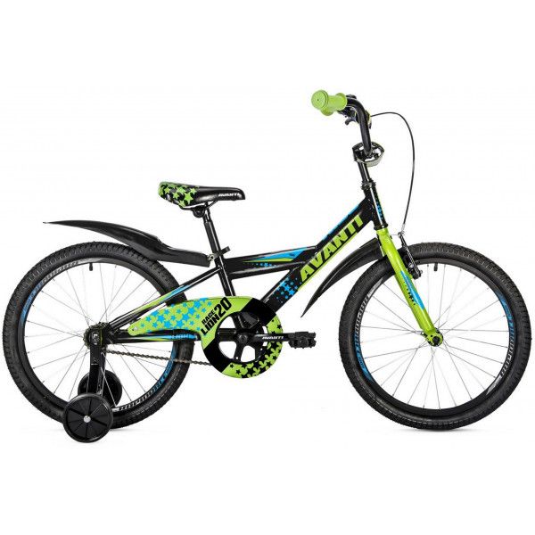 Велосипед Avanti Lion 18" (black green)