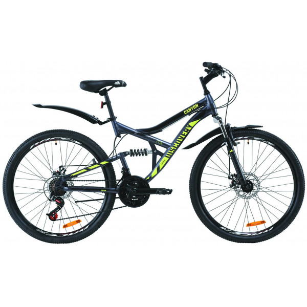 Велосипед Discovery Canyon AM2 DD 26" (grey yellow)