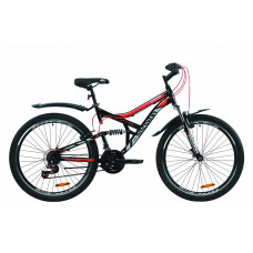 Велосипед Discovery Canyon AM2 V-br 26" (black-red)