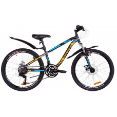 Велосипед Discovery Flint 24 AM DD 2019 (black blue)