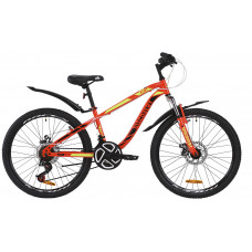 Велосипед Discovery Flint AM DD 24" (red yellow)