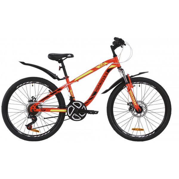 Велосипед Discovery Flint AM DD 24" (red yellow)