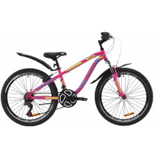Велосипед Discovery Flint AM V-br 24" (pink blue)