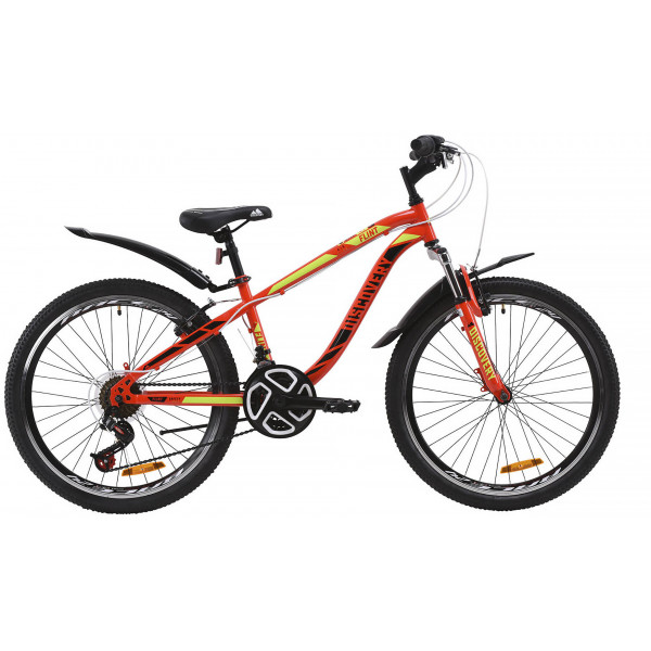 Велосипед Discovery Flint AM V-br 24" (red yellow)