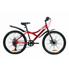 Велосипед Discovery Flint DD 24" (black red)