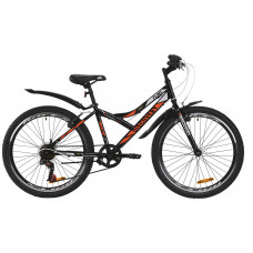 Велосипед Discovery Flint V-br 24" (black orange)