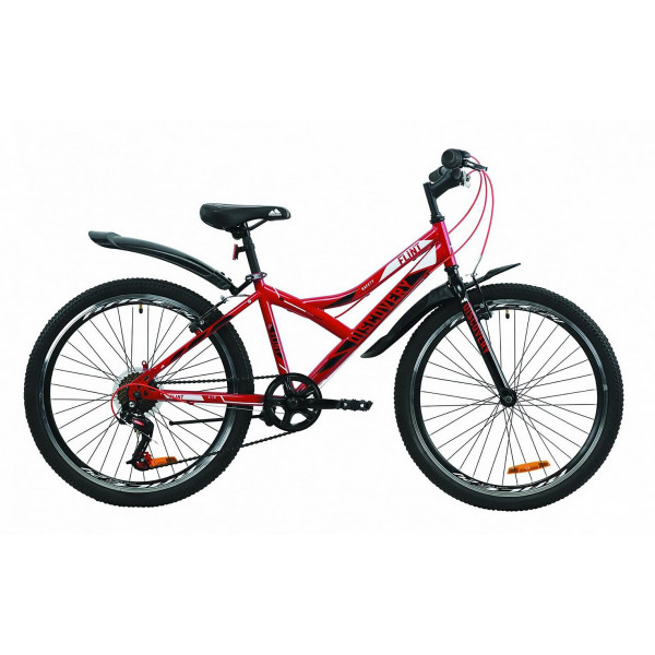Велосипед Discovery Flint V-br 24" (black red)