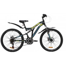 Велосипед Discovery Rocket AM2 DD 24" (black blue)