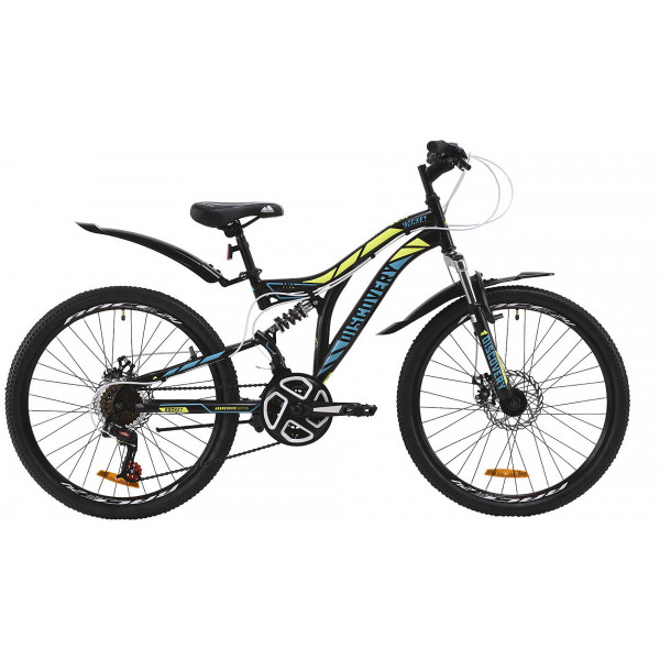 Велосипед Discovery Rocket AM2 DD 24" (black blue)