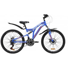 Велосипед Discovery Rocket AM2 DD 24" (blue)