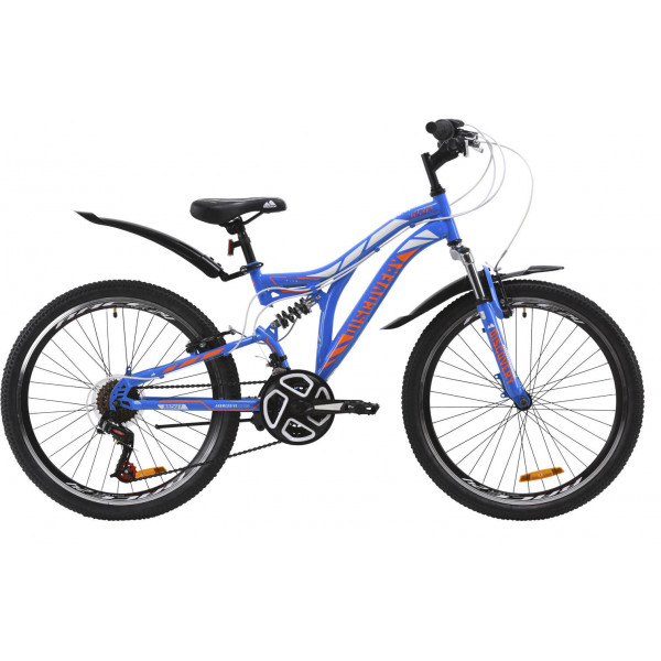 Велосипед Discovery Rocket AM2 V-br 24" (blue)