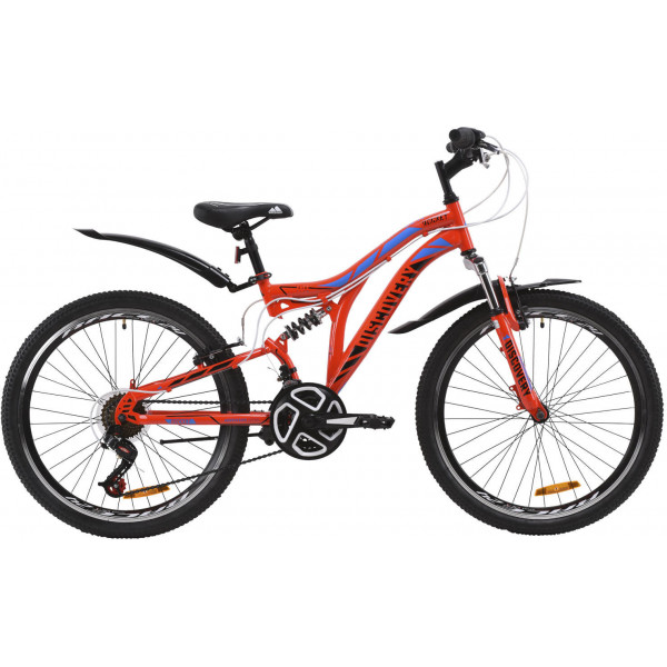 Велосипед Discovery Rocket AM2 V-br 24" (red blue)