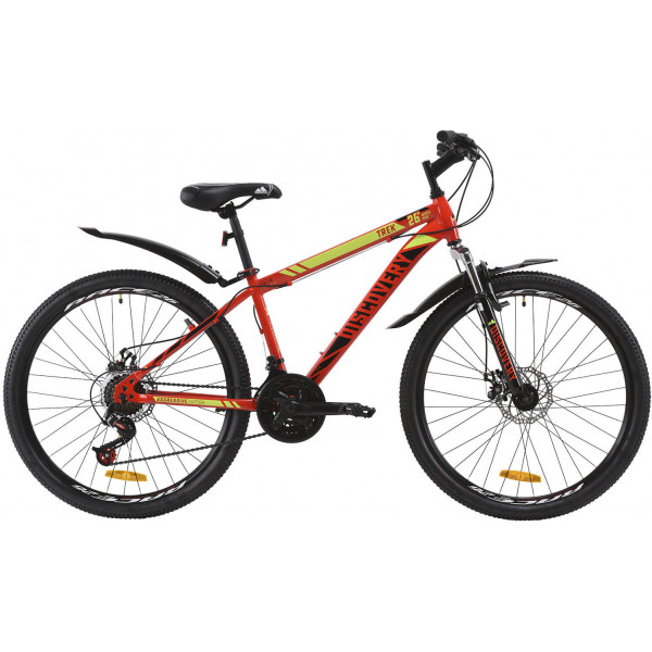 Велосипед Discovery Trek AM DD 26" (red yellow)