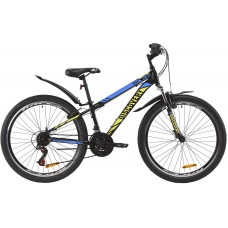 Велосипед Discovery Trek AM V-br 26" (black blue)
