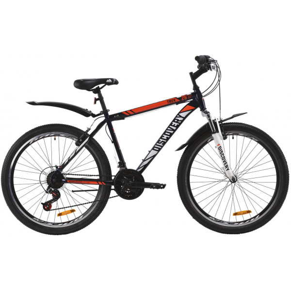 Велосипед Discovery Trek AM V-br 26" (blue orange)