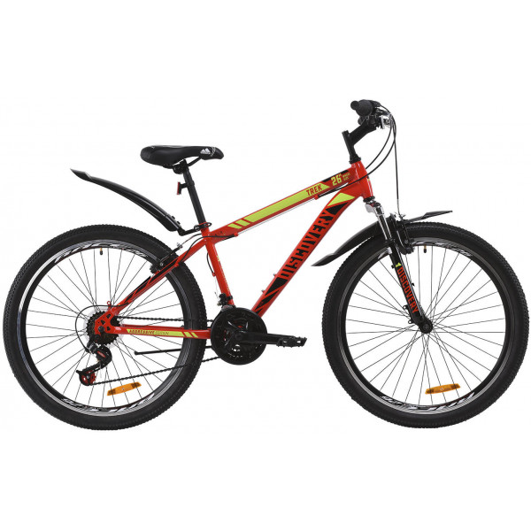Велосипед Discovery Trek AM V-br 26" (red yellow)
