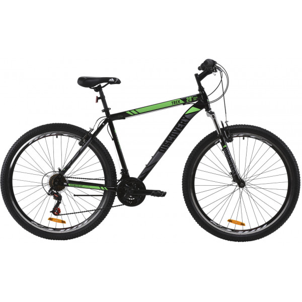 Велосипед Discovery Trek AM Vbr 29" (black green)