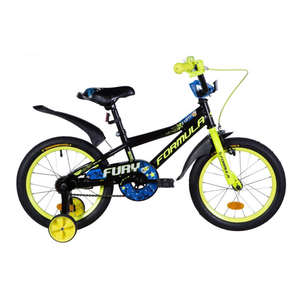 Велосипед Formula Fury 16 (black green)