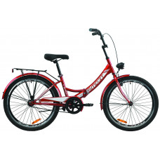 Велосипед Formula Smart 24" с фонарем (black-grey)