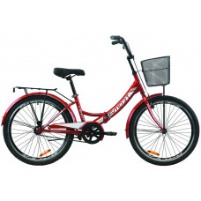 Велосипед Formula Smart 24" с корзиной (red)