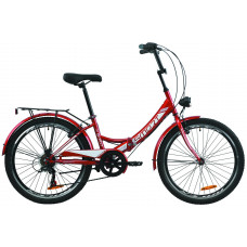 Велосипед Formula Smart 7 24" с фонарем (red)