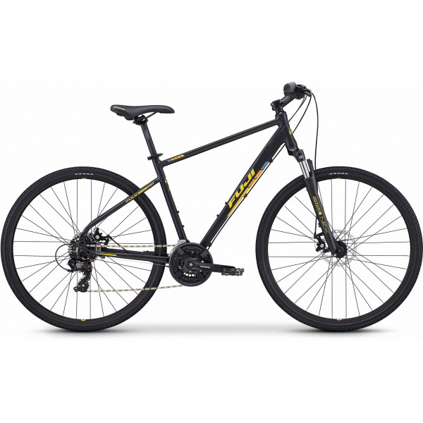 Велосипед Fuji Traverse 1.7 28" (black-yellow)