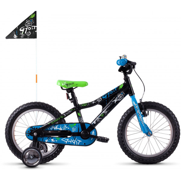 Велосипед Ghost POWERKID 16" (blue black)