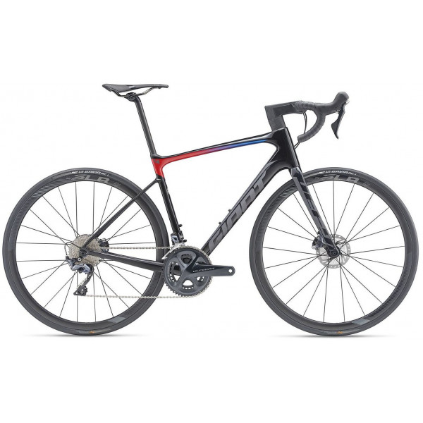 Велосипед Giant Defy Advanced Pro 1 (black-red-blue)