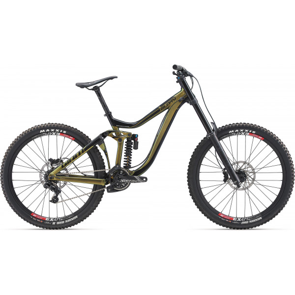 Велосипед Giant Glory 1 27.5" (black green)