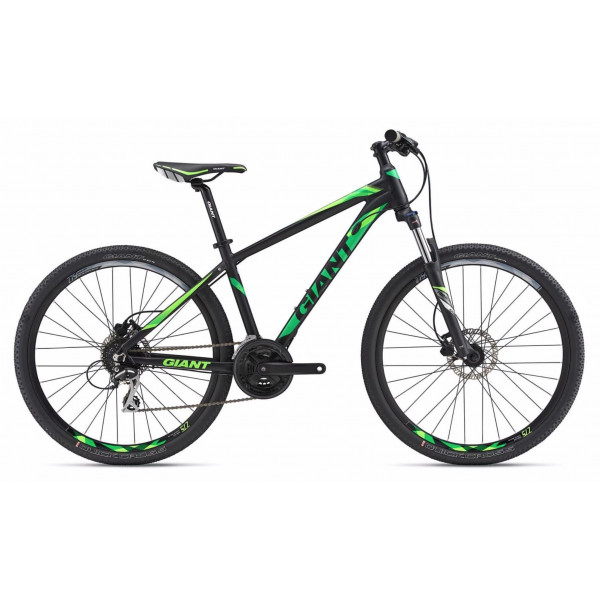 Велосипед Giant Rincon Disc (black green)
