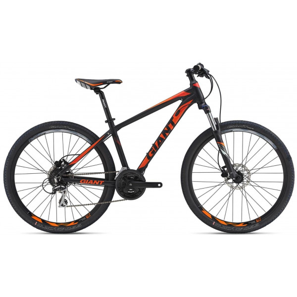 Велосипед Giant Rincon Disc (black orange)