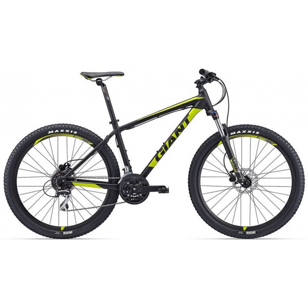 Велосипед Giant Talon 3 2017 (black green)