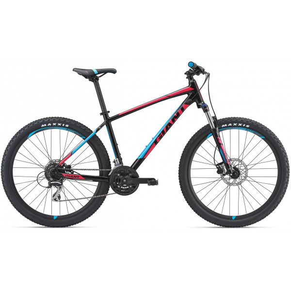 Велосипед Giant Talon 3 2018 (black blue)