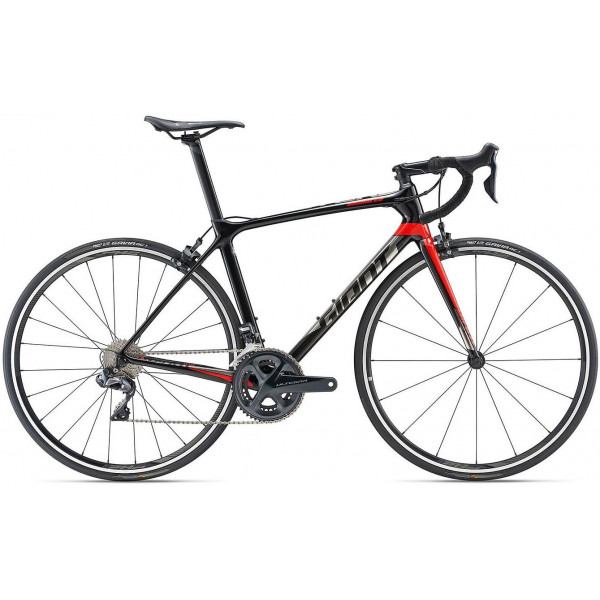 Велосипед Giant TCR Advanced 0 28" (black-red)