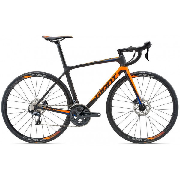 Велосипед Giant TCR Advanced 1 Disc (black orange)