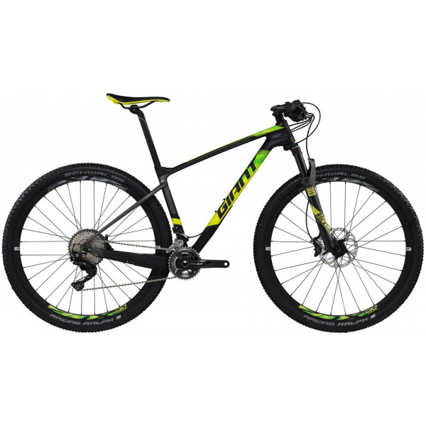 Велосипед Giant XTC Advanced 29er 2 GE (black-yellow)