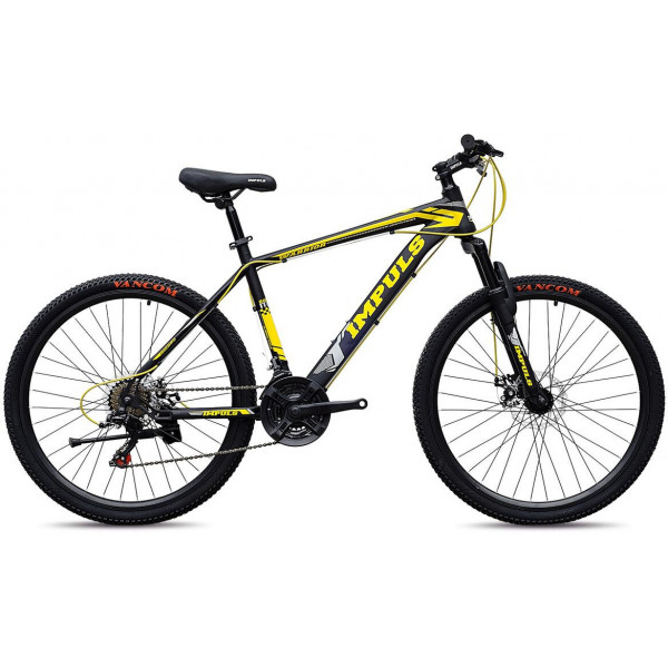 Велосипед Impuls Warrior 26" (black-yellow)