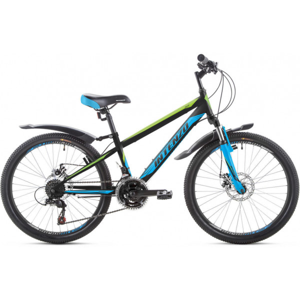 Велосипед Intenzo Dakar 24" (black-green-blue)
