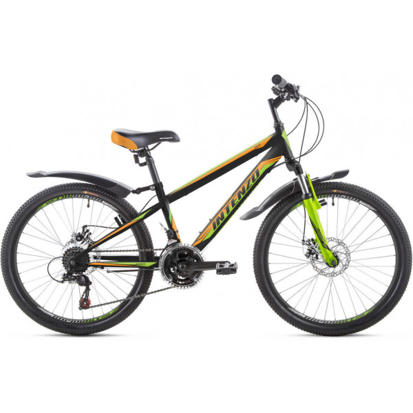 Велосипед Intenzo Dakar 24" (black-orange-green)