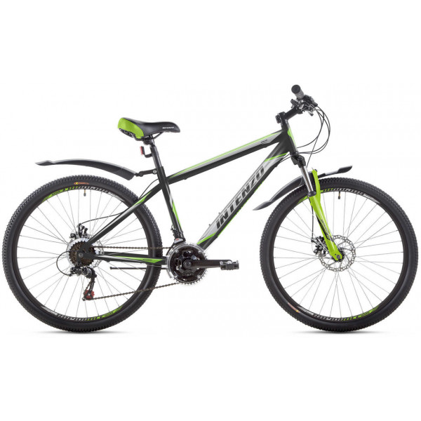 Велосипед Intenzo Dakar 26" (black-white-green)