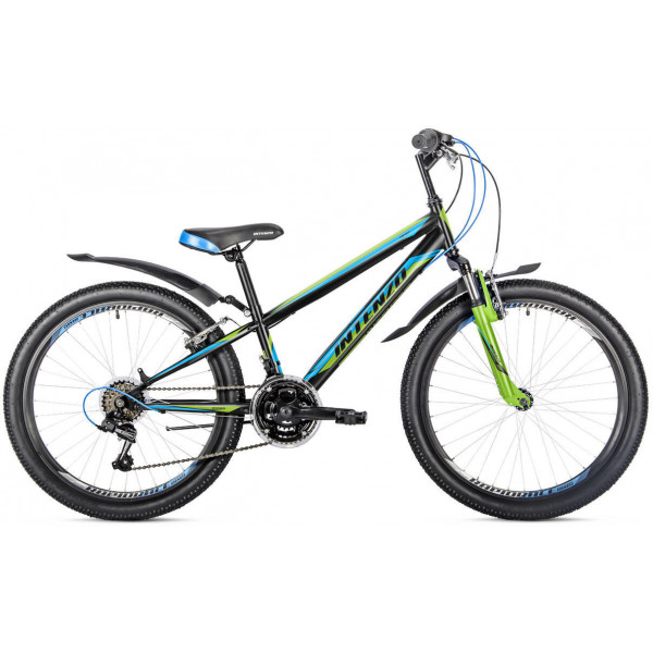 Велосипед Intenzo Energy V-Brake 24" (black-blue)